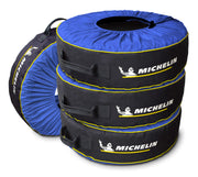 Kurgo Michelin 80 front view showing full tire coverage and clean storage benefit