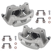 KUSATEC front caliper with bracket showing direct-fit benefit