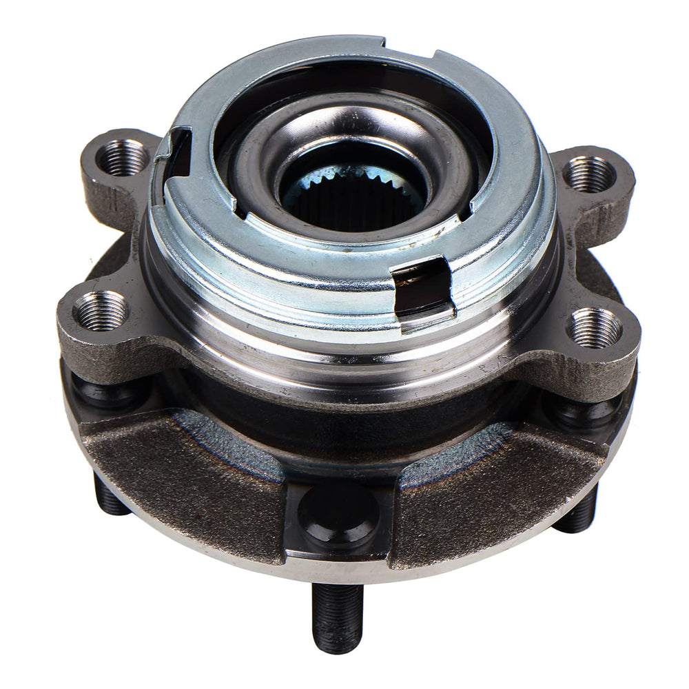KUSATEC front hub assembly front view showing complete unit and fitment benefits