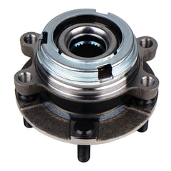 KUSATEC front hub assembly front view showing complete unit and fitment benefits