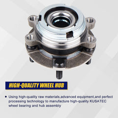 KUSATEC ABS tone ring detail ensuring reliable wheel-speed sensor signal