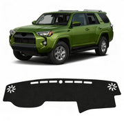 KUST front view of dash cover showing custom fit and protection