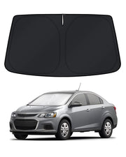 KUST Chevrolet Sonic front packaging showing model-specific fit and protection