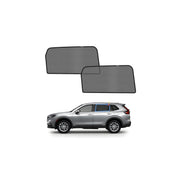 KUST rear window front view showing fitted shade and added privacy benefit