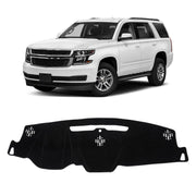 KUST dashboard cover front view showing tailored fit and reduced glare benefit