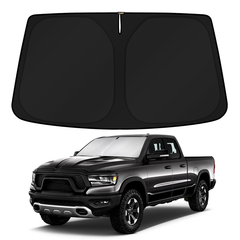 KUST front view showing full windshield coverage and quick sun protection