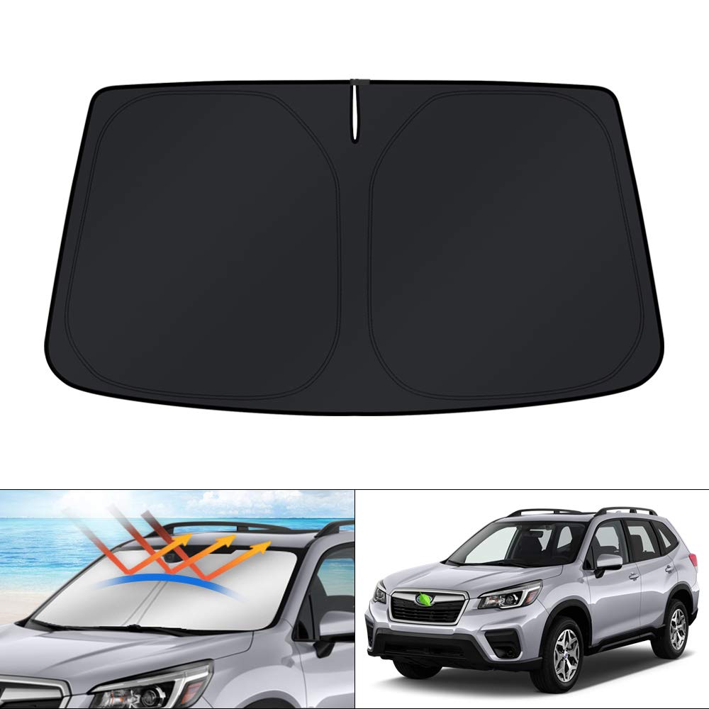 KUST front packaging showing custom-fit Forester shade and quick benefits