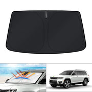 KUST front view installed on Jeep Grand Cherokee protecting interior