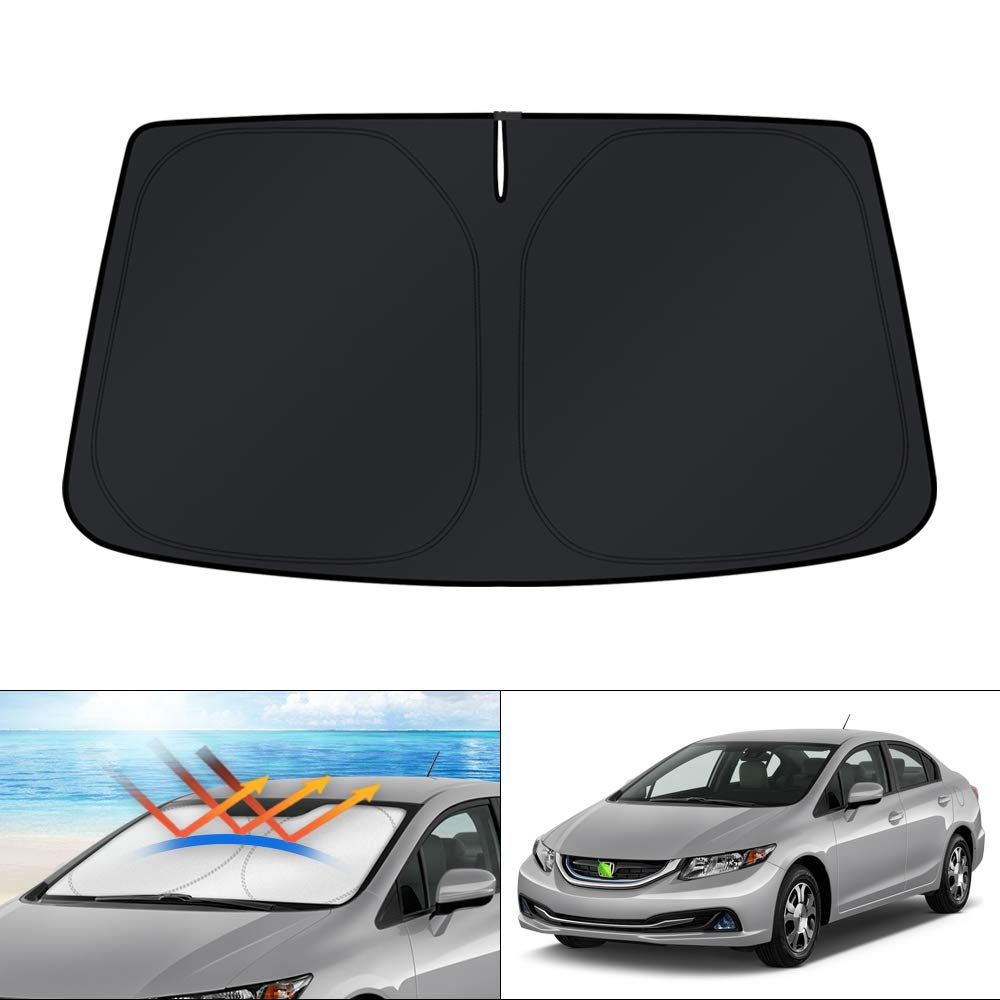 KUST installed on Honda Civic windshield showing full coverage and fit benefit
