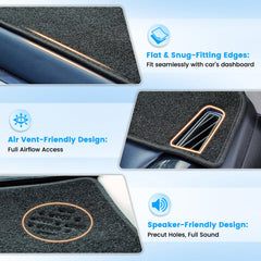KUST installed on Lexus ES dashboard reducing glare and improving appearance