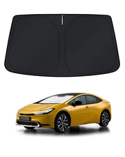 KUST full windshield view showing precise Prius fit and cooling benefit