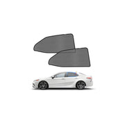 KUST rear window shade front view showing neat fit and privacy benefit