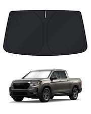 KUST front packaging showing custom-fit Ridgeline shade and easy installation benefit
