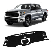 KUST dashboard cover front view showing custom fit and neat finish benefit