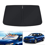 KUST front view on windshield showing full coverage and precise fit