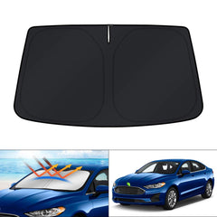 KUST front view on windshield showing full coverage and precise fit