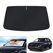 KUST front view on windshield showing full coverage and precise fit