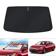 KUST front view on Honda Accord showing complete windshield coverage and cooling benefit
