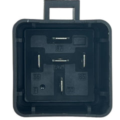 Kwaich relay side angle with bracket demonstrating secure mounting benefit