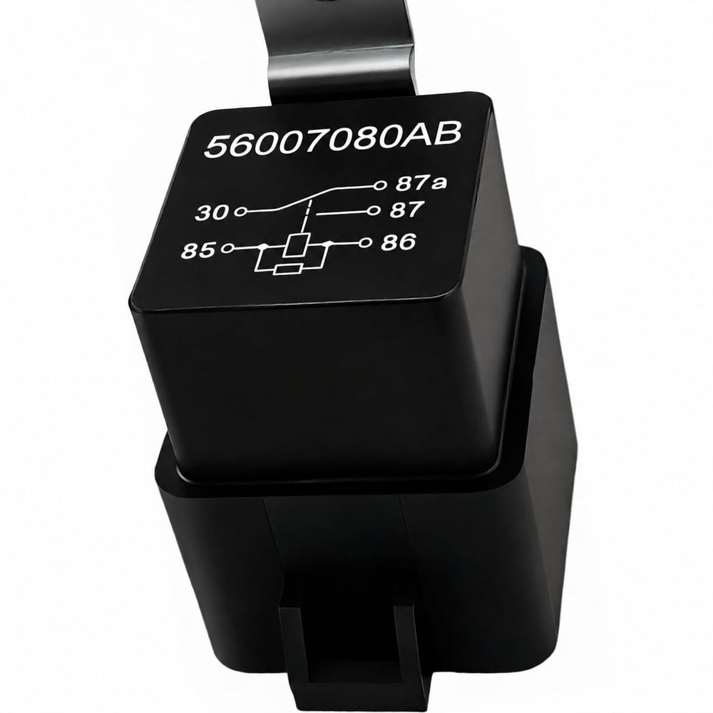Kwaich relay front view showing bracket and easy replacement benefit
