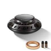Kwak's front view solar diffuser showing compact design and easy placement