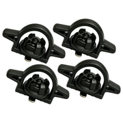 Kyumvio front view of four bed cleat anchors showing fit and finish benefit