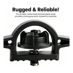 Kyumvio ABS plastic texture close-up highlighting durable weather-resistant benefit