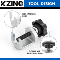 KZINO tool in use removing a windshield wiper arm to protect the spline