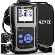KZYEE KC601 front view showing buttons and screen for fast diagnostics