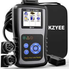 KZYEE KC601 front view showing buttons and screen for fast diagnostics