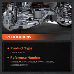 labwork lower control arm close-up showing durable construction and direct-fit benefit