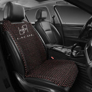 LACDL front view of beaded seat cover showing cooling benefit