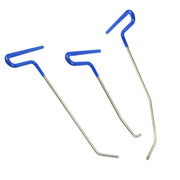 LadyRosian front view of three short rods showing compact kit and quick access
