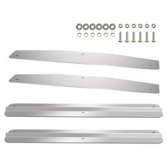 LAFORMO close-up of galvanized backing plate reinforcing mount points for long life