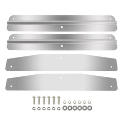 LAFORMO front view of 24 inch stainless steel weight showing polished finish and durability
