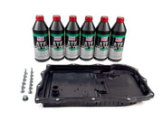 LAIPZ pan assembly front view showing ready-to-install pan and gasket benefit easy fit