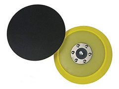Lake Country front backing plate showing hook-and-loop face for fast pad changes