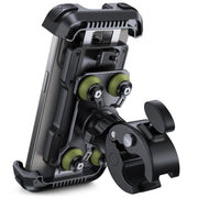 Lamicall front view mounted on handlebar showing secure fit and visibility