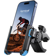 Lamicall front view mounted on bike showing stable phone display benefit