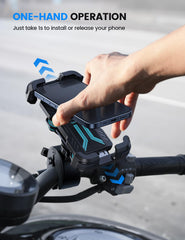 Lamicall handlebar clamp with non‑slip pads ensuring secure grip