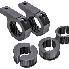 LAMPHUS front clamp mounted on tube shows secure no-drill fit