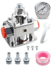 LANDSIN front view of silver regulator showing compact design and reliable fit