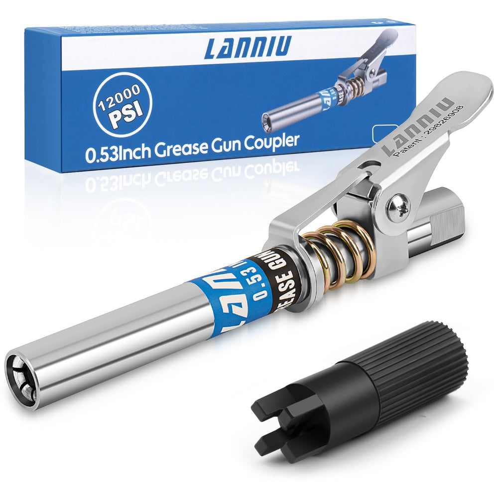 LANNIU front view of coupler showing compact strong-lock design and secure fit