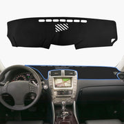 Lantiverse front view installed dash cover showing refined appearance and protection