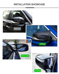 LAUBDGIE side profile installed on Infiniti mirror demonstrating alignment