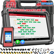LAUNCH front display showing diagnostics, clear layout speeds troubleshooting