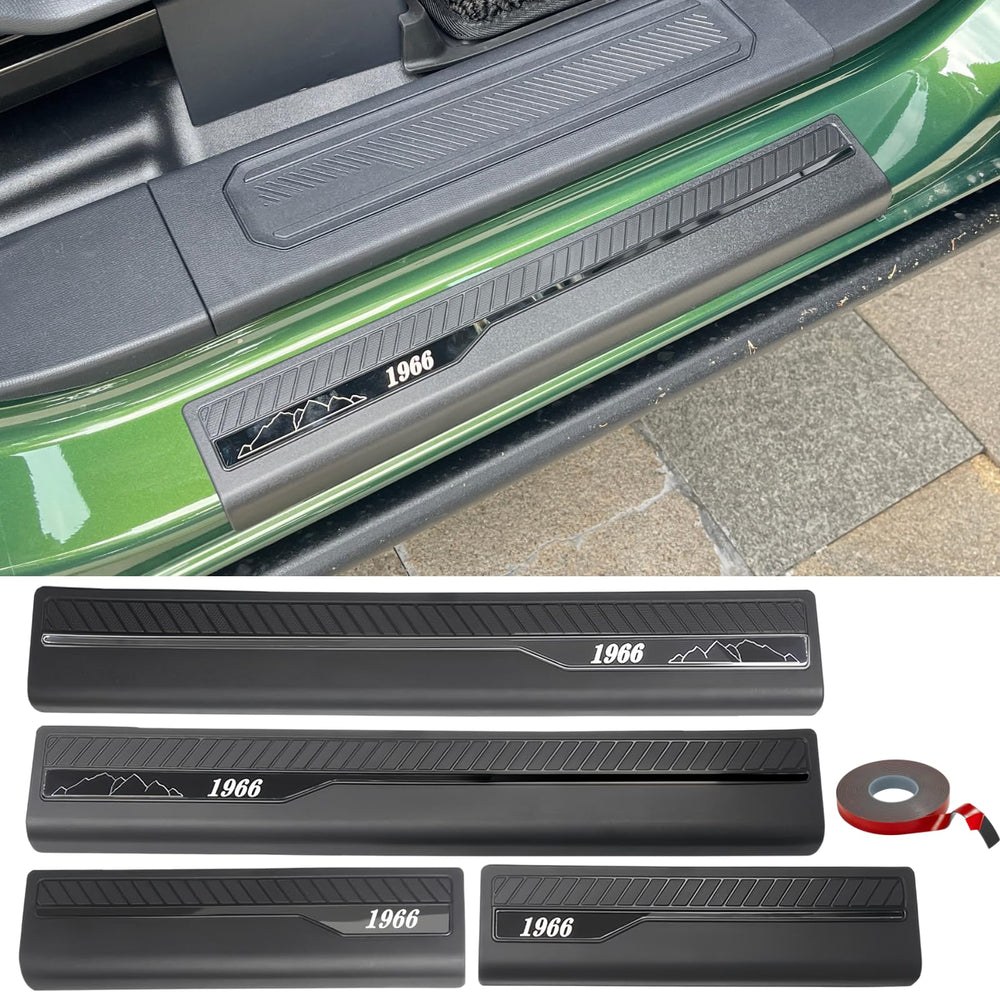 LBNCOBAG front door sill protector installed showing clean threshold protection