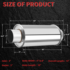 LCGP resonator angled profile highlighting oval shape and improved sound control