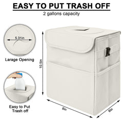 LCMWHOP inner leakproof liner close-up showing waterproof protection and easy cleaning