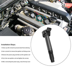 LCWRGS coil installed in engine bay showing direct-fit ease and restored performance benefit
